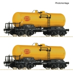 Roco 6600199 - H0 - 2-tlg. Set Kesselwagen Minol, DR, Ep. IV